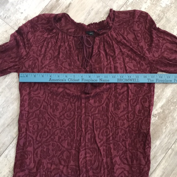 Lucky Brand semi sheer long sleeve blouse size small - Picture 13 of 15